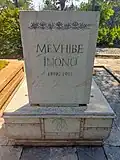 Grave of Mevhibe İnönü in Cebeci Asri Cemetery, Ankara