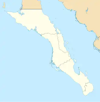 La Paz is located in Baja California Sur