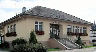 The town hall in Michelbach-le-Bas