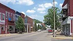 North 2nd Avenue in downtown Middleport in 2007