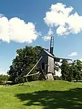 A post mill in the museum