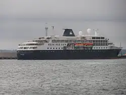 Minerva arriving at Tallinn in 2013