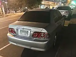 Sedan rear (facelift; Taiwanese spec)