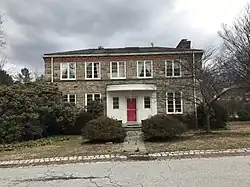 House at the corner of W. Melrose Avenue and Greenleaf Road in The Orchards, Baltimore
