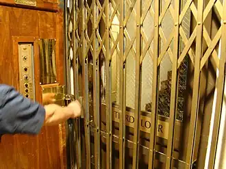 Old-fashioned elevator
