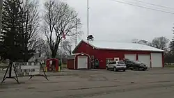 Village office and fire department