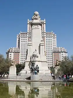 Cervantes Monument at Plaza de España (Madrid)
