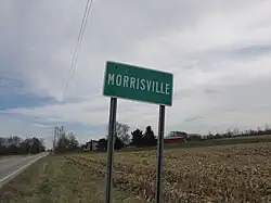 Morrisville community sign