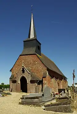 The church in Morvillers