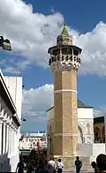View of the minaret.