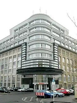 The "Rudolf Mosse Publishing House" altered by Erich Mendelsohn in 1923. Jerusalemer St., Berlin