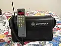 Motorola America Series 820 bag phone.