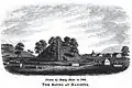 Drawing of Mound Cemetery, 1846