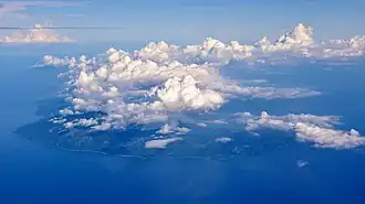 Aerial view of the mountain
