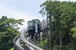Slope car at Mount Inasa, Nagasaki