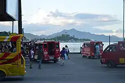 Multicabs plying in Downtown Tacloban, Leyte