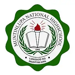 The Official Logo of Muntinlupa National High School, Muntinlupa City, Philippines