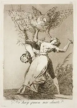 Capricho No. 75: ¿No hay quién nos desate? (Can't anyone unleash us?)