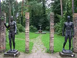Statues in the garden of the Kolbe-Museum, Berlin