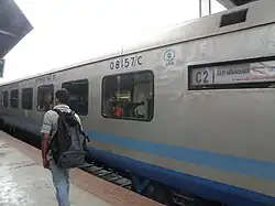 Train Board of this Shatabdi Express train