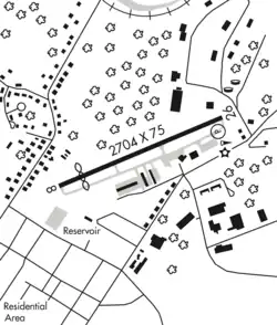Location of Pottstown Municipal Airport