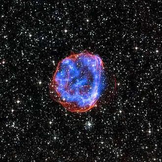 SNR 0519–69.0 – remains of an exploding star in the Large Magellanic Cloud