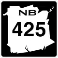 Route 425 marker