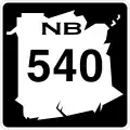 Route 540 marker