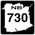 Route 730 marker