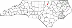 Location of Kittrell, North Carolina