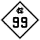 North Carolina Highway 99 marker
