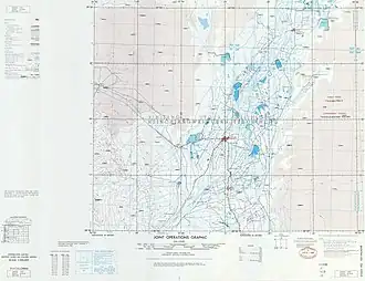 Map including Yarkant (labeled as SHACHE (SHA-CH'E) (DMA, 1980)