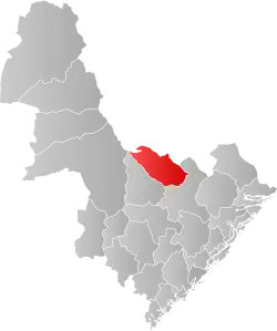 Gjøvdal within Aust-Agder