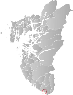 Sogndal within Rogaland