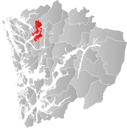 Hosanger within Hordaland