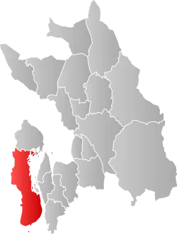 Asker within Akershus