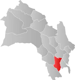 Øvre Eiker within Buskerud