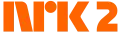 Orange-coloured version of NRK2's second and previous logo used until 2 September 2007.