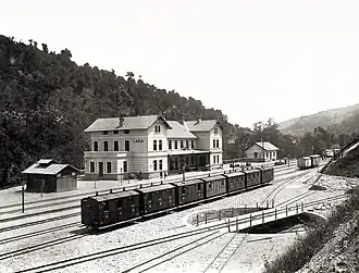 Lašva station circa 1900