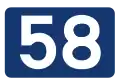 Republic Road I-58 shield