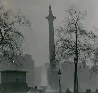 The column during the Great Smog of 1952