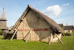 Tisza house reconstruction at Polgár-Csőszhalom, Hungary.[6][7]