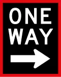 One way