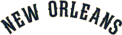 New Orleans Pelicans, Image is the wordmark for the professional NBA basketball team based in New Orleans