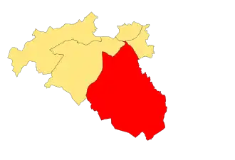 Location of the ward