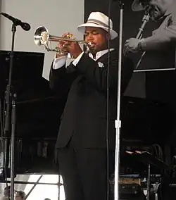 Payton playing at the New Orleans Jazz & Heritage Festival, May 5, 2007