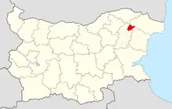 Nikola Kozlevo Municipality within Bulgaria and Shumen Province.