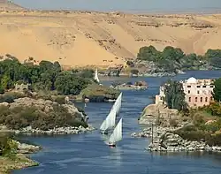 Feluccas in Aswan