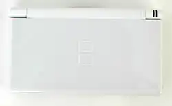 The Nintendo DS Lite, closed