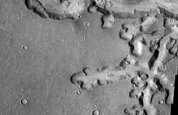 Nirgal Vallis close-up.